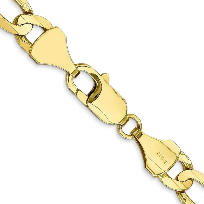 Rings Qgold 10k Yellow Gold 75 mm Concave Open Figaro Chain 3055 grams Rings Qgold 10k Yellow Gold 75 mm Concave Open Figaro Chain 3055 grams