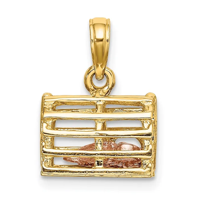 Rings Qgold 14k Twotone 119 mm TwoTone Moveable 3D LobsterPinkIn Trap 264 grams Rings Qgold 14k Twotone 119 mm TwoTone Moveable 3D LobsterPinkIn Trap 264 grams