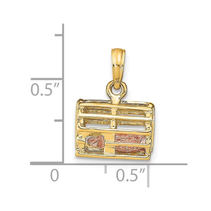 Rings Qgold 14k Twotone 119 mm TwoTone Moveable 3D LobsterPinkIn Trap 264 grams Rings Qgold 14k Twotone 119 mm TwoTone Moveable 3D LobsterPinkIn Trap 264 grams