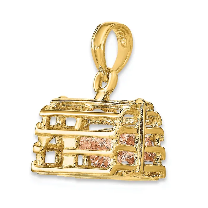 Rings Qgold 14k Twotone 119 mm TwoTone Moveable 3D LobsterPinkIn Trap 264 grams Rings Qgold 14k Twotone 119 mm TwoTone Moveable 3D LobsterPinkIn Trap 264 grams