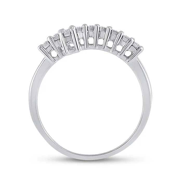 Rings Sterling Silver Womens Round Diamond Cross Cluster Ring 120 Cttw 204 grams GND Rings Sterling Silver Womens Round Diamond Cross Cluster Ring 120 Cttw 204 grams GND