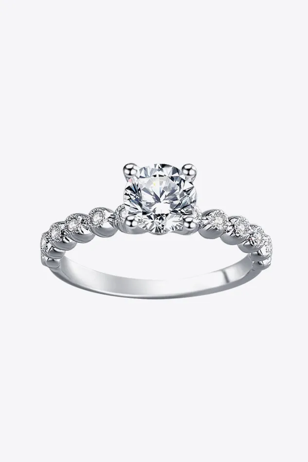 Rings Trendsi Classic 4Prong Moissanite Ring