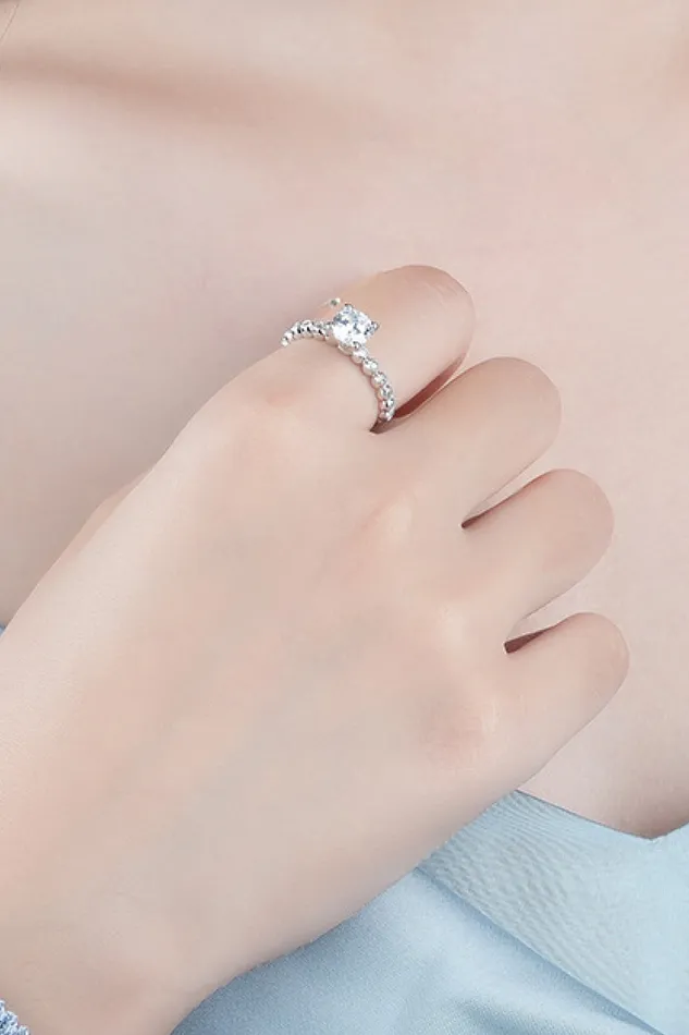 Rings Trendsi Classic 4Prong Moissanite Ring