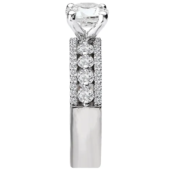 Romance Rings Classic SemiMount 14K White Gold Romance Collection Wedding Ring Romance Rings Classic SemiMount 14K White Gold Romance Collection Wedding Ring