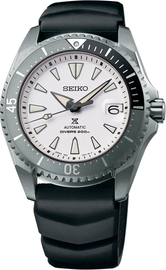 Seiko Seiko Prospex SPB191 Shogun Titanium Diver White Dial Watch Watches