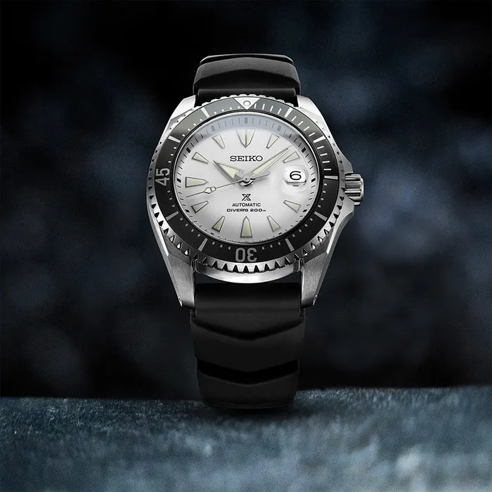 Seiko Seiko Prospex SPB191 Shogun Titanium Diver White Dial Watch Watches