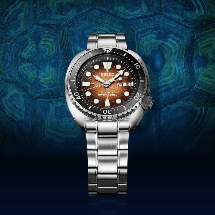 Seiko Watches Seiko Prospex SRPH55 King Turtle Brown Dial US Special Edition Automatic Watch
