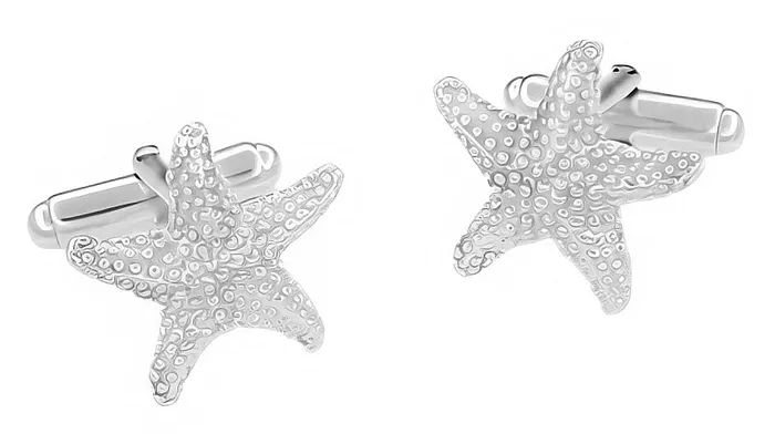 Starfish Cufflinks in Sterling Silver Antique Jewelry Mall Rings