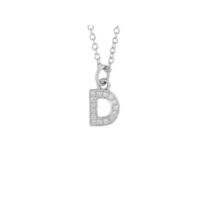 The GINA Initial Necklace Precious Petites Necklaces