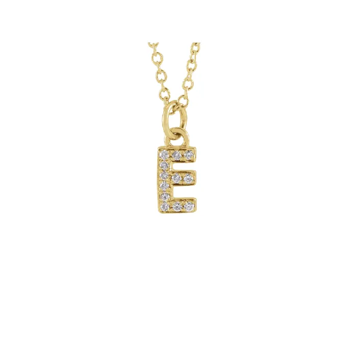 The GINA Initial Necklace Precious Petites Necklaces