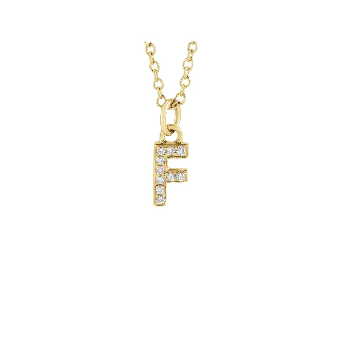 The GINA Initial Necklace Precious Petites Necklaces