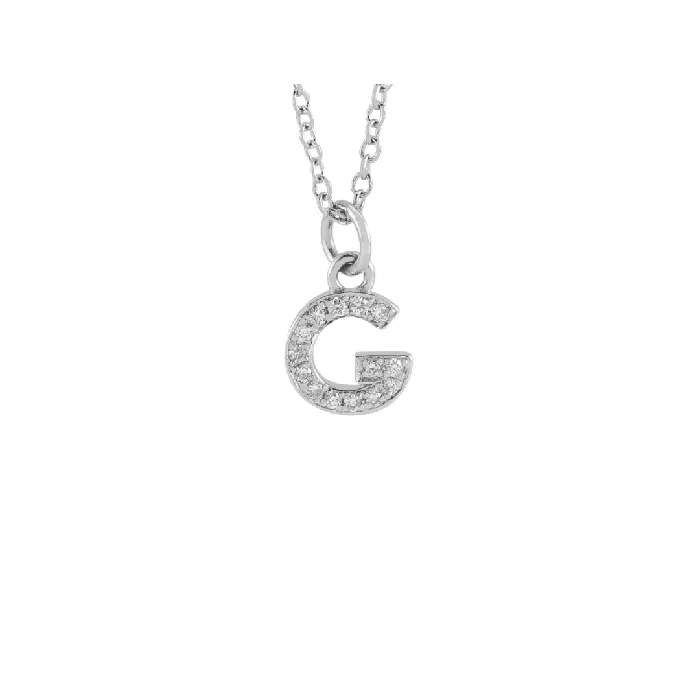 The GINA Initial Necklace Precious Petites Necklaces