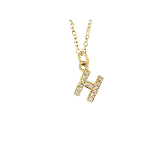 The GINA Initial Necklace Precious Petites Necklaces