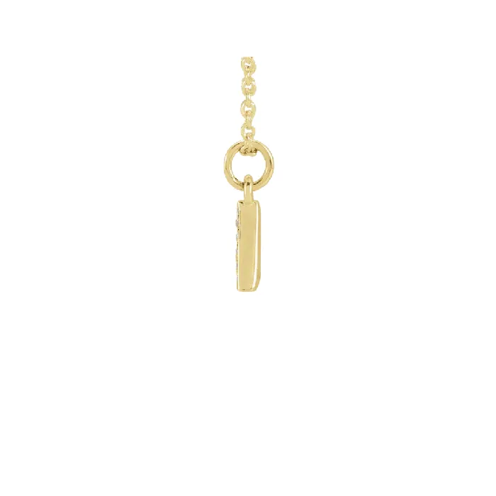The GINA Initial Necklace Precious Petites Necklaces