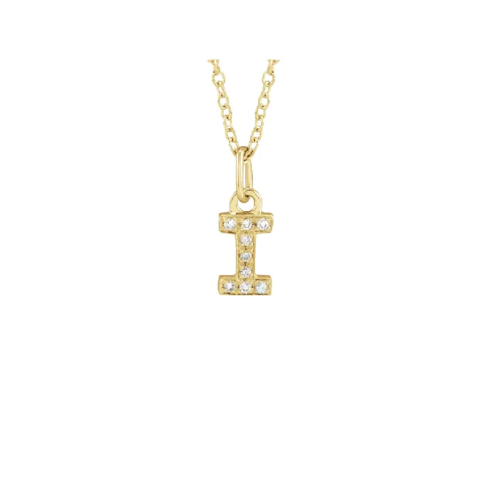The GINA Initial Necklace Precious Petites Necklaces