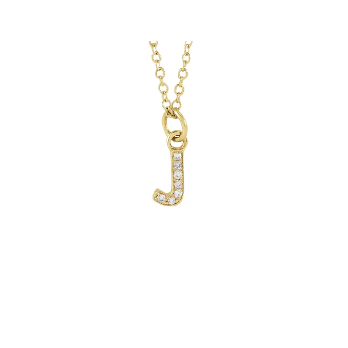 The GINA Initial Necklace Precious Petites Necklaces