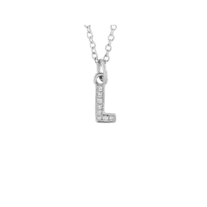 The GINA Initial Necklace Precious Petites Necklaces