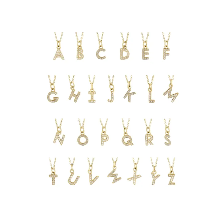 The GINA Initial Necklace Precious Petites Necklaces