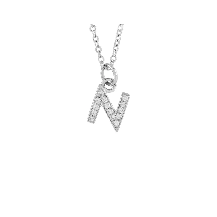 The GINA Initial Necklace Precious Petites Necklaces