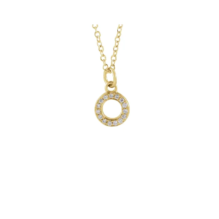 The GINA Initial Necklace Precious Petites Necklaces
