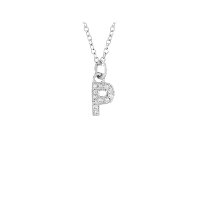 The GINA Initial Necklace Precious Petites Necklaces
