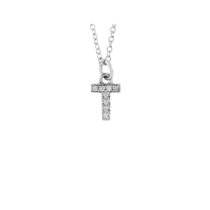 The GINA Initial Necklace Precious Petites Necklaces