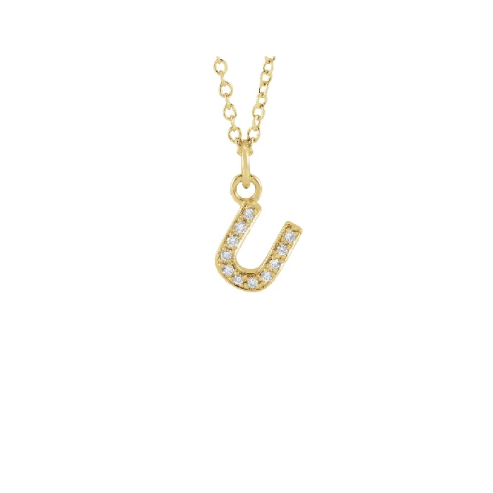 The GINA Initial Necklace Precious Petites Necklaces