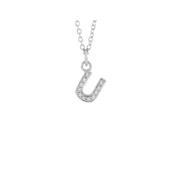 The GINA Initial Necklace Precious Petites Necklaces