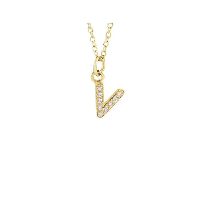 The GINA Initial Necklace Precious Petites Necklaces