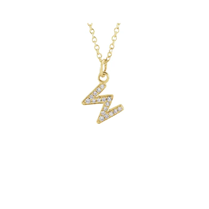 The GINA Initial Necklace Precious Petites Necklaces