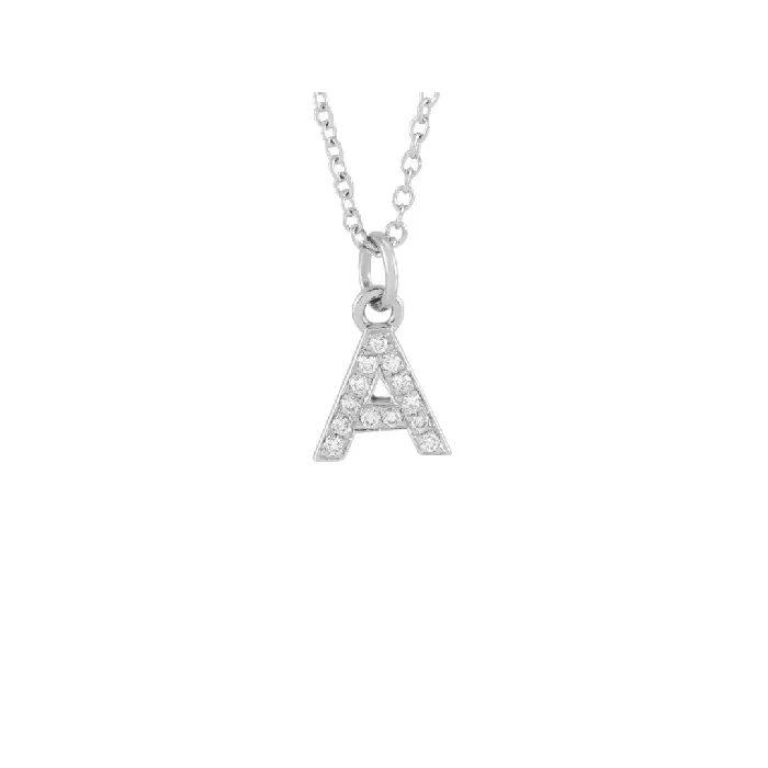 The GINA Initial Necklace Precious Petites Necklaces