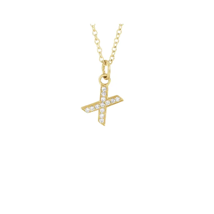 The GINA Initial Necklace Precious Petites Necklaces