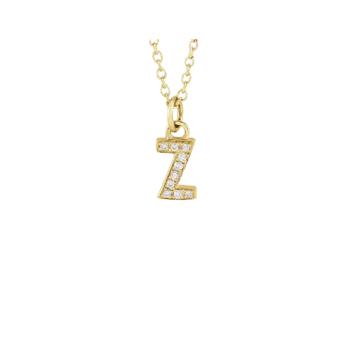The GINA Initial Necklace Precious Petites Necklaces