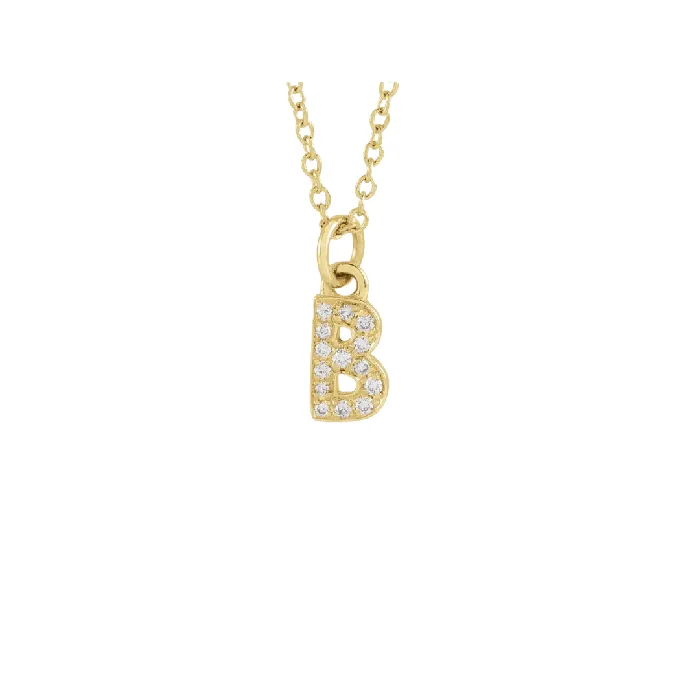 The GINA Initial Necklace Precious Petites Necklaces