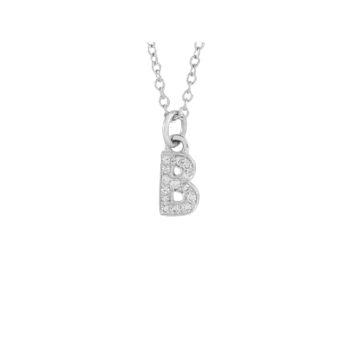 The GINA Initial Necklace Precious Petites Necklaces