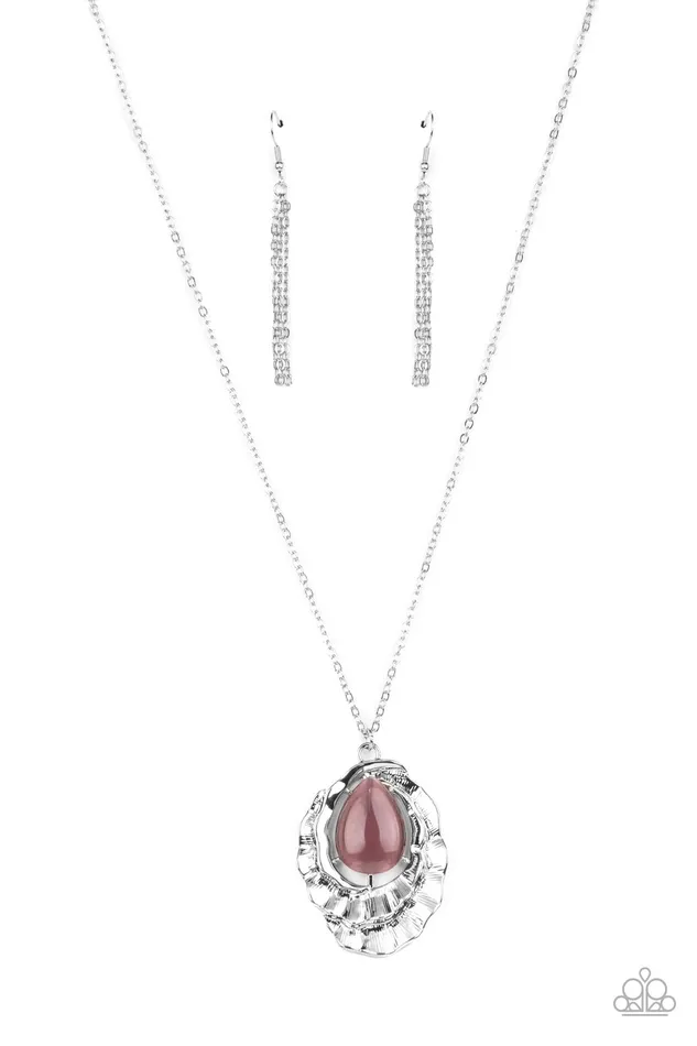 Titanic Trinket Purple Cats Eye Stone Silver Necklace Paparazzi Paparazzi Accessories Necklaces Titanic Trinket Purple Cats Eye Stone Silver Necklace Paparazzi Paparazzi Accessories Necklaces