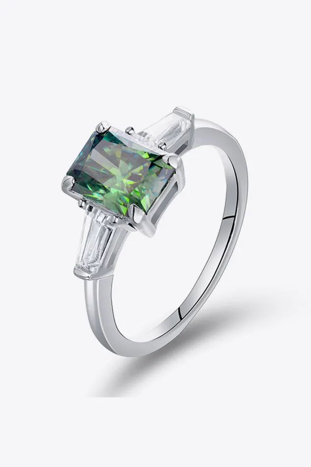 Trendsi 2 Carat Moissanite 925 Sterling Silver Ring Rings