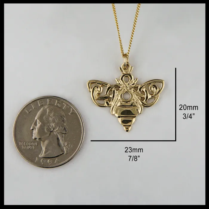 Walker Metalsmiths Gold Bee Pendant PreStyled Sets
