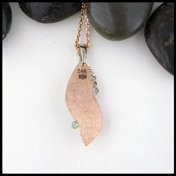 Walker Metalsmiths Necklaces Rose Gold Opal Pendant