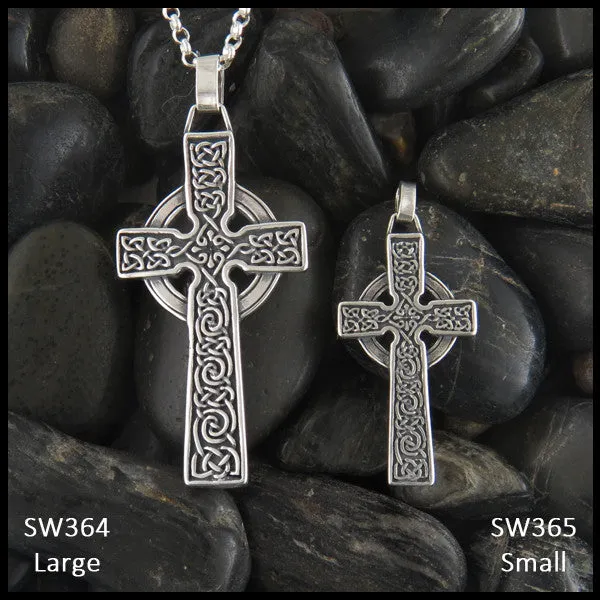 Walker Metalsmiths Necklaces Sterling Silver Adomnan Celtic Cross Pendant