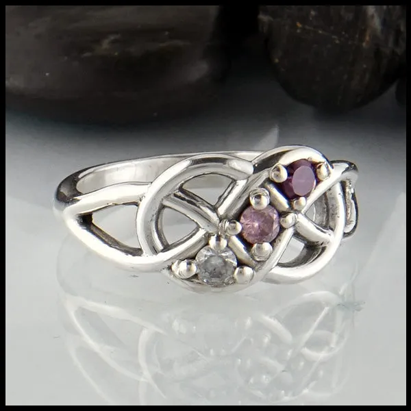 Walker Metalsmiths Rings Josephines Mothers Ring in Silver
