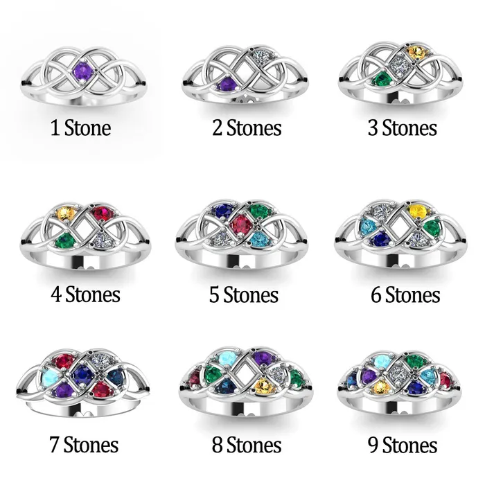 Walker Metalsmiths Rings Josephines Mothers Ring in Silver