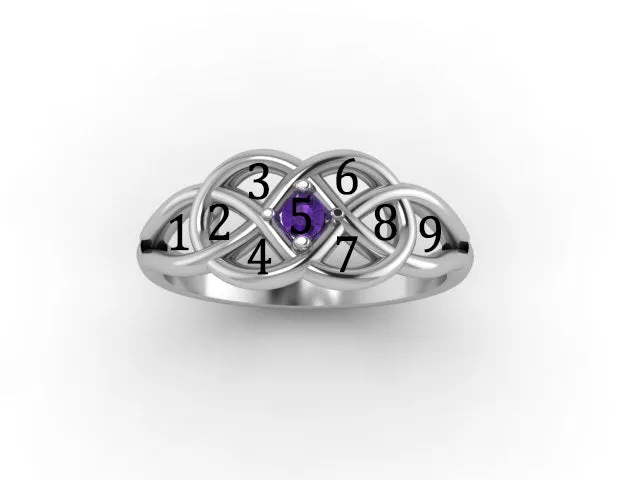 Walker Metalsmiths Rings Josephines Mothers Ring in Silver