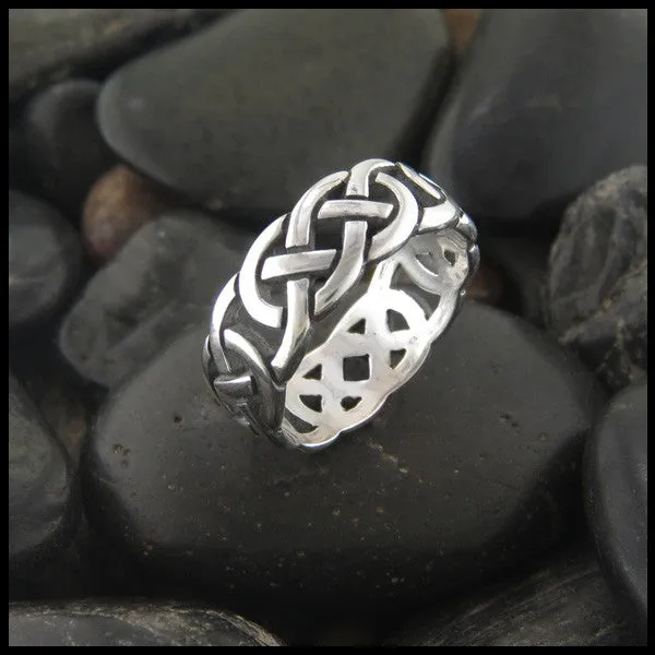 Walker Metalsmiths Rings Open Josephines Knot Ring in Silver