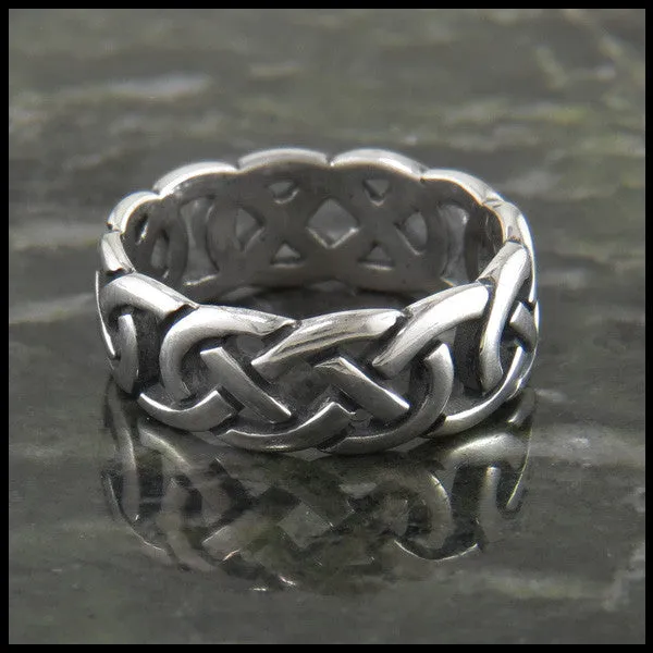 Walker Metalsmiths Rings Open Josephines Knot Ring in Silver
