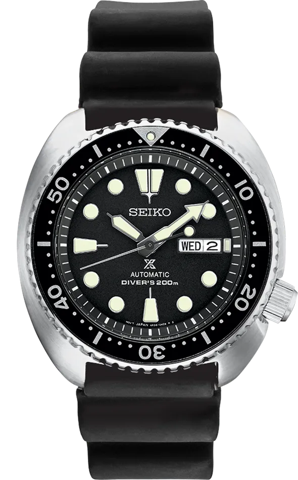 Watches seikosale Seiko Prospex SRPE93 Black Dial Turtle Diver Watch