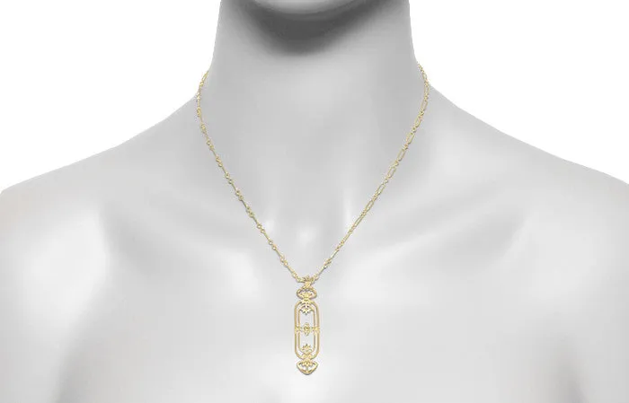 Yellow Gold Vermeil 1910 Era Fleur de Lys Art Nouveau Cartouche Emerald Pendant Antique Jewelry Mall Necklaces Yellow Gold Vermeil 1910 Era Fleur de Lys Art Nouveau Cartouche Emerald Pendant Antique Jewelry Mall Necklaces
