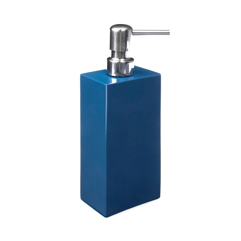 Bath Accessories |   Lacquer Soap Dispenser In Navy Bath Bath Accessories