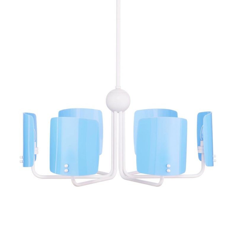 Chandeliers |   Polly Six-Light Chandelier Chandeliers Blue