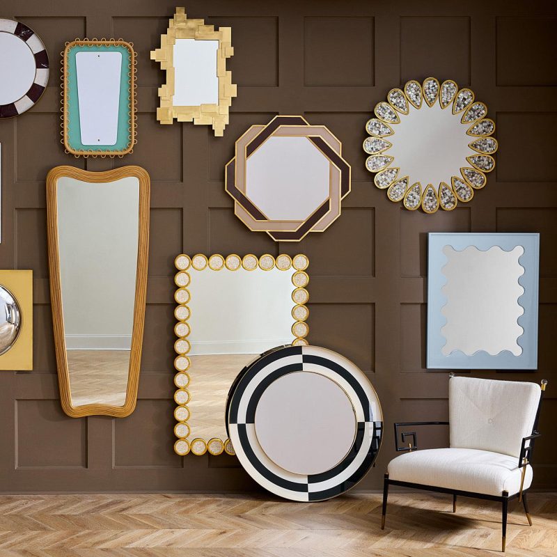 Mirrors |   Ripple Lacquer Mirror Décor Mirrors